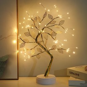 72-LED Bonsai Tree Branch Table Lamp – USB Touch Decorative Light