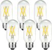 E26 Edison Bulb 6W Equivalent E26 LED Bulb 60 Watt Dimmable Neutral White 4000K led Light Bulb AC120V 600lm Tubular T14 T45 LED Bulb for Pendant