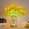 18" Wheat Stalk Flower Table Lamp – Rechargeable Touch Dimmable Light