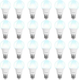 BUBO A19 LED Light Bulbs – 60W Equivalent, 5000K Daylight, 800 Lumens