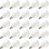 25-Pack G40 LED Frosted Globe Bulbs – E12 Shatterproof Replacement Bulbs