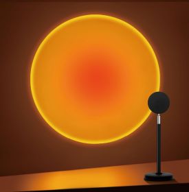 Sunset Lamp Projector,180 Degree Rotation Sun Projection Light Led Night Light Floor Lamp with USB Port