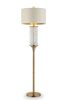 62.25-Inch Pluviam Crystal Floor Lamp with Matte Gold Finish