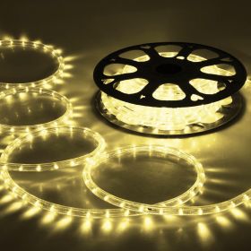 50-Foot Warm White LED Rope Light for Indoor and Outdoor Décor