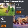 2-Pack 37.4-Inch Solar Christmas Trees – 100 Multicolor LED Outdoor Lights