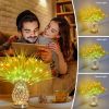 18" Wheat Stalk Flower Table Lamp – Rechargeable Touch Dimmable Light