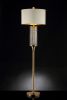 62.25-Inch Pluviam Crystal Floor Lamp with Matte Gold Finish