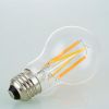 3 Color Temperature LED Bulb E26 Medium Base 60W Equivalent, 2700K Warm White and 6000K Daylight Color Changing Light Bulb 3CCT A19 LED 6W Clear Glass