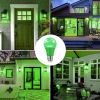 Red & Green LED Light Bulbs 2-Pack – 9W 60W Equivalent E26 Holiday Bulbs