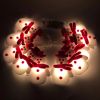 10 LED Snowman Christmas Garland String Lights – Festive Holiday Décor