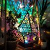 Bohemian Star Projector LED Table Lamp with Colorful 3D Light Effect