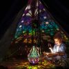 Bohemian Star Projector LED Table Lamp with Colorful 3D Light Effect