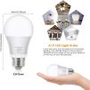 12-Pack A19 LED Light Bulbs – 100W Equivalent 5000K Daylight White E26