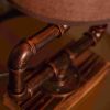 Whisper Steampunk Handmade Vintage Adjustable Pipe Lamp