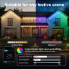 50FT Smart RGB Outdoor Eave Lights with 30 LEDs and 75 Scene Modes