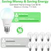 BUBO A19 LED Light Bulbs – 60W Equivalent, 5000K Daylight, 800 Lumens