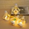 Portable LED Christmas Table Light – Santa, Snowman, Elk & Angel Holiday Décor