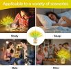 18" Wheat Stalk Flower Table Lamp – Rechargeable Touch Dimmable Light