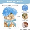 Rechargeable Crystal Rose Touch Table Lamp | 3-Color Dimmable