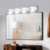 29-Inch Modern 4-Light LED Chrome Bathroom Vanity Light