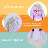43-Inch Sound-Activated Light-Up Scary Girl Hanging Ghost