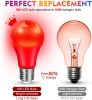 2-Pack Blue LED Light Bulbs – 9W 60W Equivalent E26 Colored Bulbs