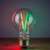 3CCT LED Bulbs 60W Equivalent – Red, Green & White E26 A19, 2-Pack