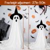 2-Pack 5-Foot Lighted Halloween Ghosts with Remote and Timer
