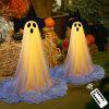 2-Pack 5-Foot Lighted Halloween Ghosts with Remote and Timer