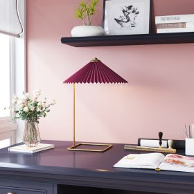 Charo Red and Gold Art Deco Table Lamp