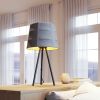 Mozzi Gray and Black Table Lamp