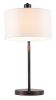 Middlemist White Table Lamp with USB Charging