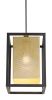 Yves Ceiling Lamp Gold & Black
