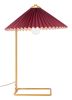 Charo Red and Gold Art Deco Table Lamp