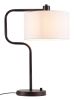 Middlemist White Table Lamp with USB Charging