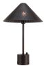 Cardo Dimmable Bronze Table Lamp with USB Charging Port
