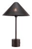 Cardo Dimmable Bronze Table Lamp with USB Charging Port