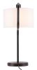 Middlemist White Table Lamp with USB Charging