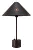 Cardo Dimmable Bronze Table Lamp with USB Charging Port