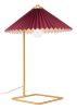 Charo Red and Gold Art Deco Table Lamp