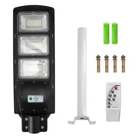 Solar Street Path Light Outdoor 180LEDs Sensor Remote Control Wireless Lamps IP65 Waterproof Lighting (Option: 90W)