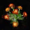 Solar Rose & Orchid Flower Lights – Waterproof LED Garden Landscape Lights