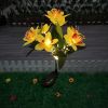 Solar Rose & Orchid Flower Lights – Waterproof LED Garden Landscape Lights