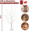 2 FT Lighted Birch Tree with LED Fairy Lights – Indoor Christmas Decoration