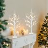 2 FT Lighted Birch Tree with LED Fairy Lights – Indoor Christmas Decoration