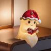 Christmas Decorations Ghost Reading Book Lamp with Santa Hat