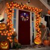 3-Pack 30FT Fall Maple Leaf Garland Lights – 60 LED Battery-Operated with Timer