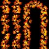 3-Pack 30FT Fall Maple Leaf Garland Lights – 60 LED Battery-Operated with Timer